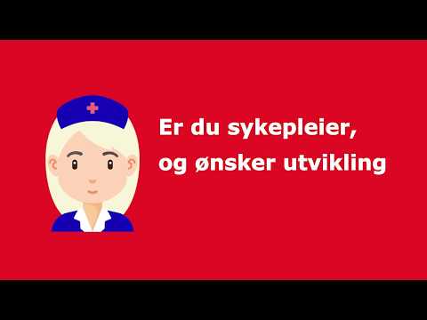 Er du sykepleier og ønsker utvikle din kompetanse?