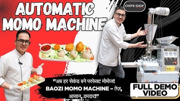 Automatic Momo & Baozi Making Machine | Fast, Hygienic & Perfect Dumplings Every Time! 🥟⚙️