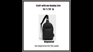 Craft with ME Sunday 10/1/23: Man Bag - Gift Bag By Request