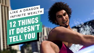 Like a Dragon: Infinite Wealth  12 Things It Doesn't Tell You