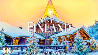 Winter Finland 4K Ultra HD • Stunning Footage Finland, Scenic Relaxation Film with Calming Music