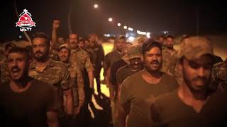 امر لواء / 33 القائد ابو اكبر الخالدي يشرف على تدريب المقاتلين من قاطع المسؤولية غرب الموصل