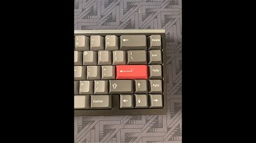 Mode65 with SP Star Meteor White Isolated Top Mount Typing Test