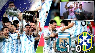  ARGENTINA CAMPEON  !! REACCION DE HINCHAS !!! COPA AMÉRICA 2021 || FIFA DROID