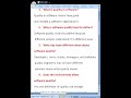 CS611 Software Quality Engineering | Module 2 Short Q/A | In one minute | Midterm preparation