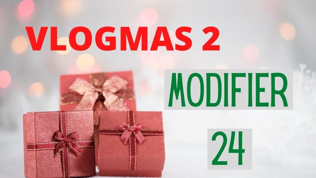 VLOGMAS DAY 2 MODIFIER 24 MEDICAL CODING WITH BLEU YouTube