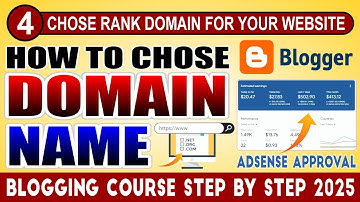 How to Find Best Domain Name for Your Website 🔥Blogging Full Course 🔥 AdSense Approval 2025