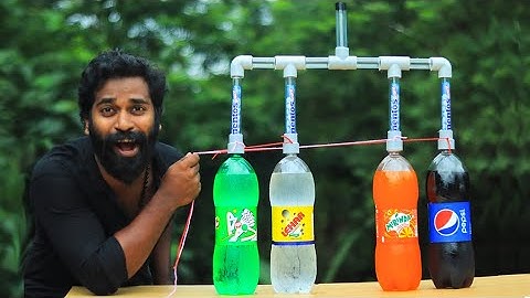 COCO COLA VS MENTOS VS MIRINDA  VS 7UP EXPERIMENT | M4 TECH |