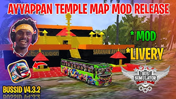 New Ayyappan Temple Map Mod For Bussid | Bus Simulator Indonesia | Ayyappan Temple Map Mod In Bussid