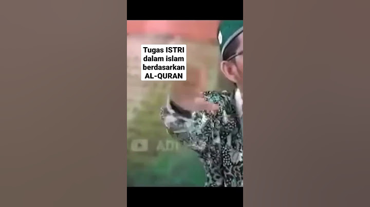 kewajiban istri dalam islam berdasarkan al-quran #tugasistri #kewajibanistri