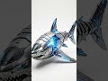 This shark transformation is 😧 #mechanical #shark #robot