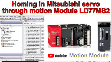 Servo Homing through LD77MS2 Motion Module, Complete video! Mitsubishi PLC MR-J4 Servo.