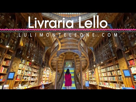 Livraria Lello no Porto, Portugal! ✨