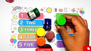 One to One Matching Worksheet 🧩 for Kids | Preschool Kindergarten Toddler Learning Activity