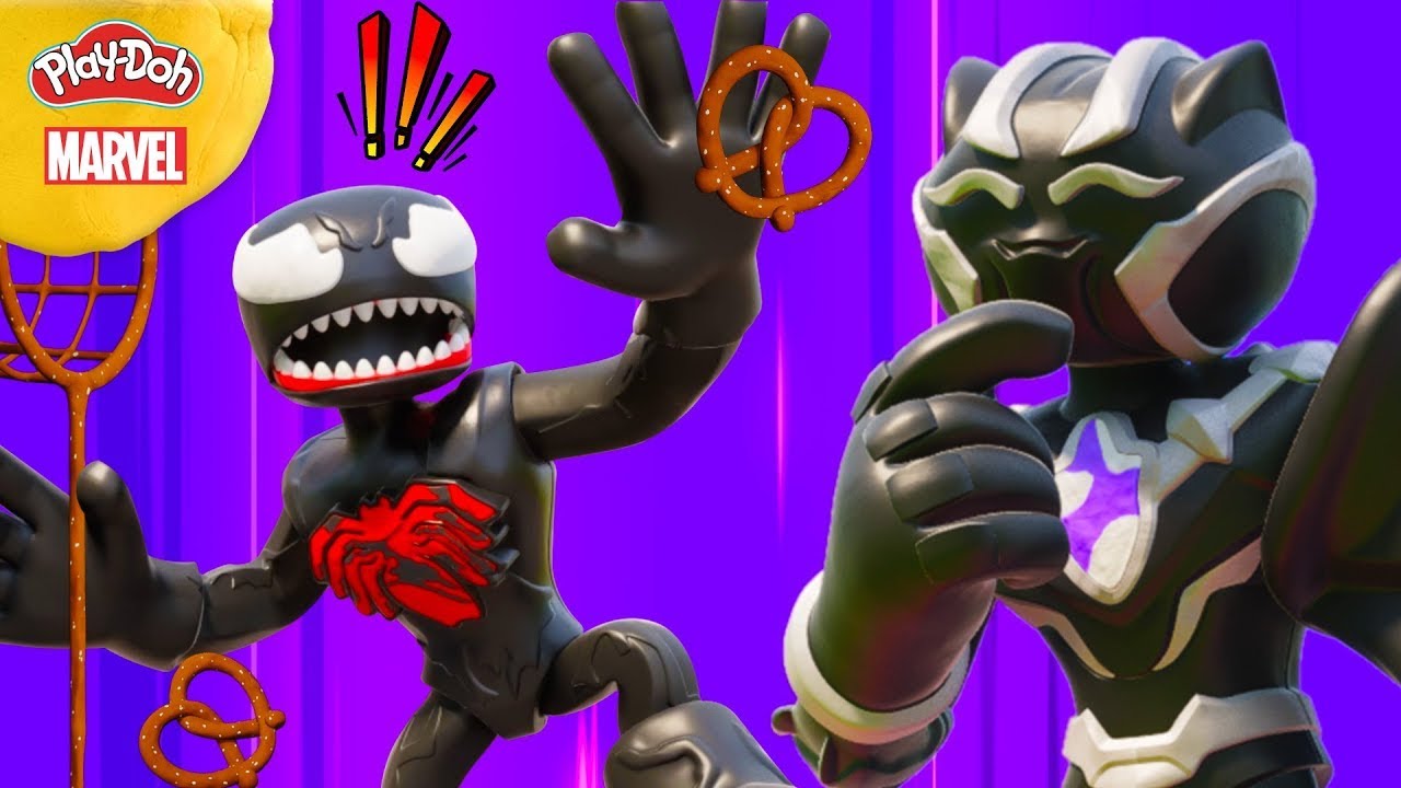 Black Panther's Pretzel Park Chaos | BRAND NEW Play-Doh Marvel: DOH-ified Action