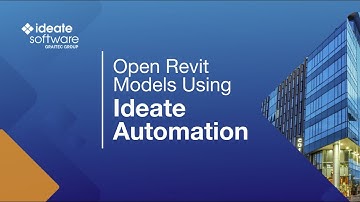 Ideate Software: Open Revit Models Using Ideate Automation