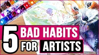 5 BAD HABITS that make Artists DEPRESSED!
Level up your drawings! FREE mini-class for Beginners: https://members.kirstypartridge.com/rd-miniclass/
Today I talk through some things that might be making you feel unhappy as an artist.
Materials:
Windsor and newton Professional watercolours: http://geni.us/ProfessionalWatercolor
Cheaper alternative: http://geni.us/StarterWatercolorSet
Arches Cold pressed: http://geni.us/Archescoldpressed
Windsor and newton gouache: http://geni.us/DesignerWhiteGouache
Sakura white gel pen: http://geni.us/SakuraWhitePen
You can follow me on Social Media:
Follow me on instagram:
http://instagram.com/kirstysart/
Follow me on Twitter:
https://twitter.com/kirstysart
Like my Facebook Page:
https://www.facebook.com/Kirsty-Partridge-ART-769692556418716/
Amazon links are affiliate links. 5 BAD HABITS that make Artists DEPRESSED!
