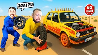 Thumbnail for PUKLA NAM JE GUMA NA GOLFU USRED PUSTINJE!!! A EVO KAKO? 😱🔥 #7
