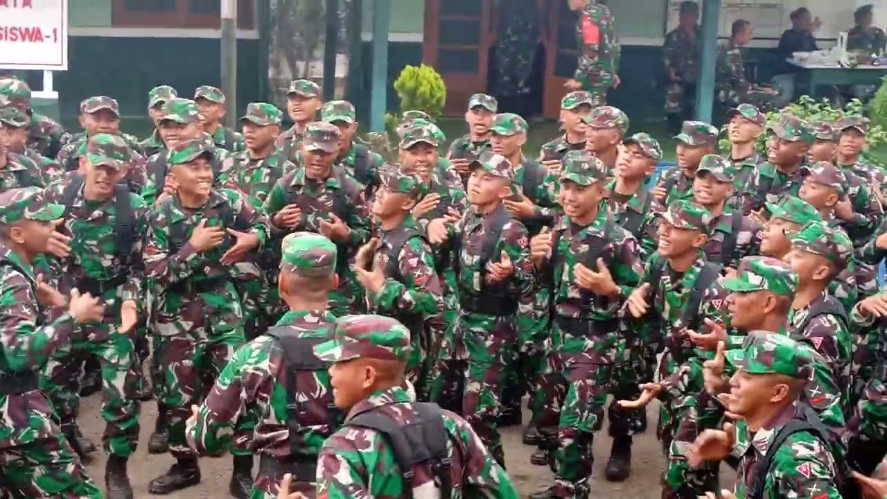 SECATA RINDAM III Siliwangi , gel 2 ta 2022, Giat Siswa sambut Keluarga, dgn Yel .yel...yel