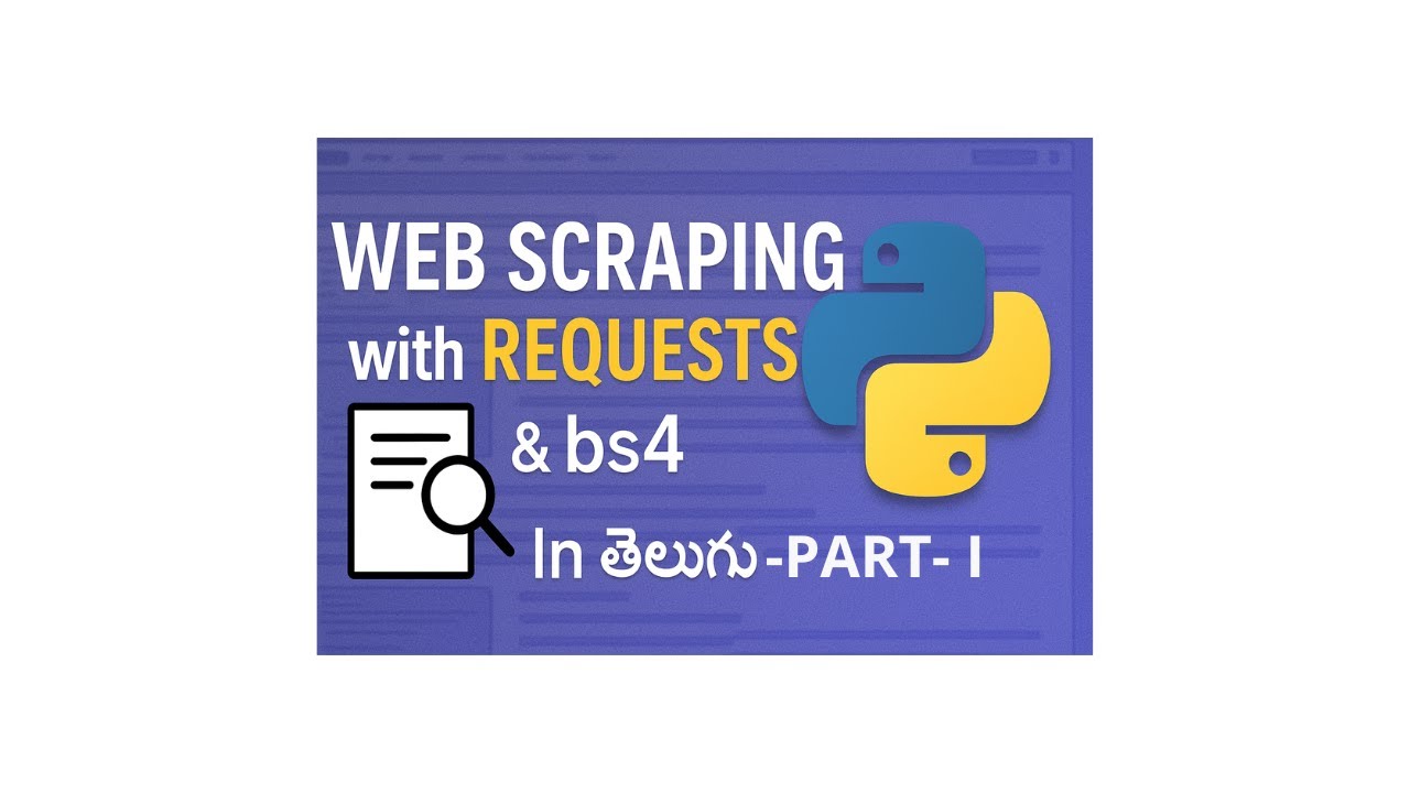 Web Scraping/crawling using Python Requests Module #webscraping #python ...