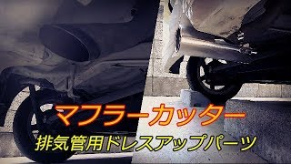 【車】ワゴンR  マフラーカッター / アジャストカッター EX108