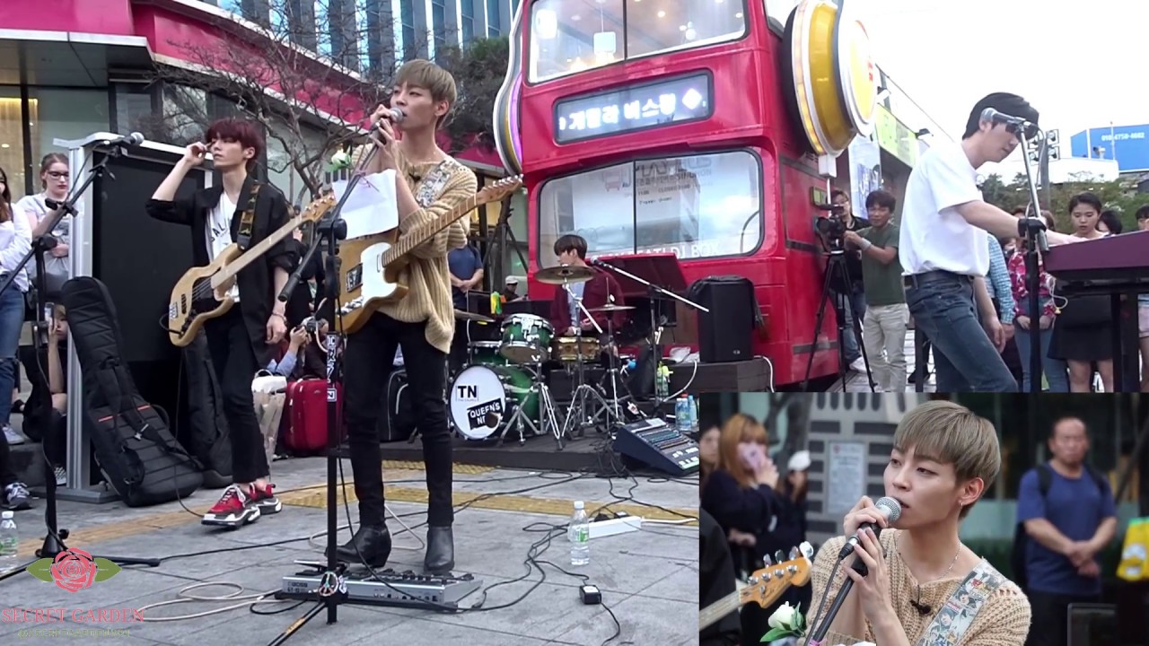 180911 The Rose (더로즈) Sinchon Busking: I.L.Y. - YouTube