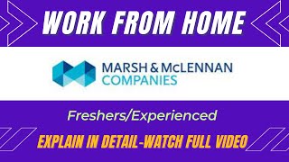 Marsh & McLennan (JLT) is Hiring| Jobs For Freshers |  | Latest Jobs For Graduates 2022