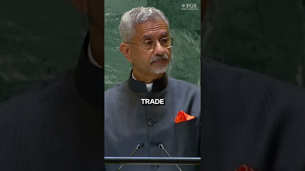 EMA S Jaishnakar Speech at UN | Global economy, Conflict, foreign policy, #Bharat #shorts