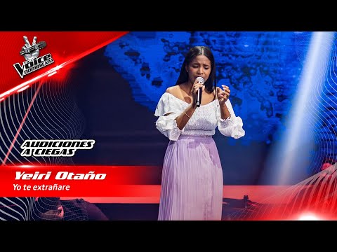 Yeiri Otaño - Yo te extrañare | Audiciones a Ciegas | The Voice Dominicana 2022