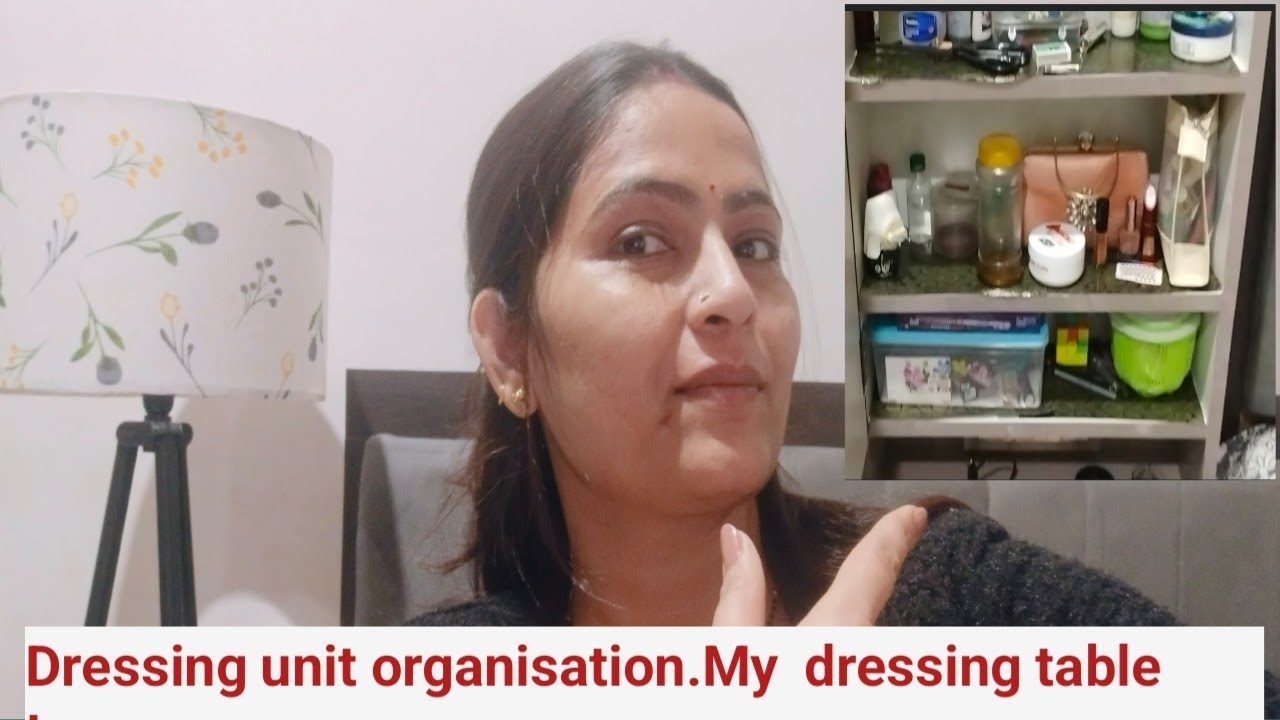 Dressing unit organisation.✅How to organize Small Dressing Table.💯My Dressing Table Tour 