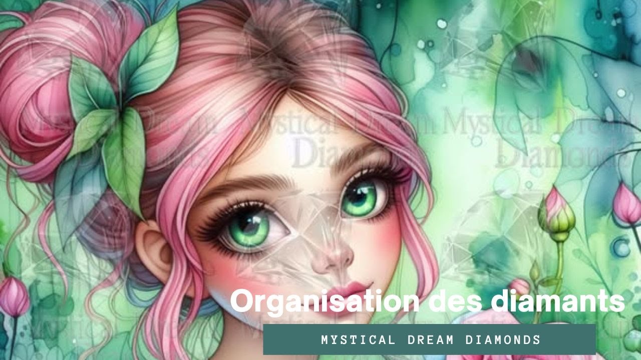Présentation du dp Cotton Candy Rose de Mystical Dream Diamonds et organisation des diamants