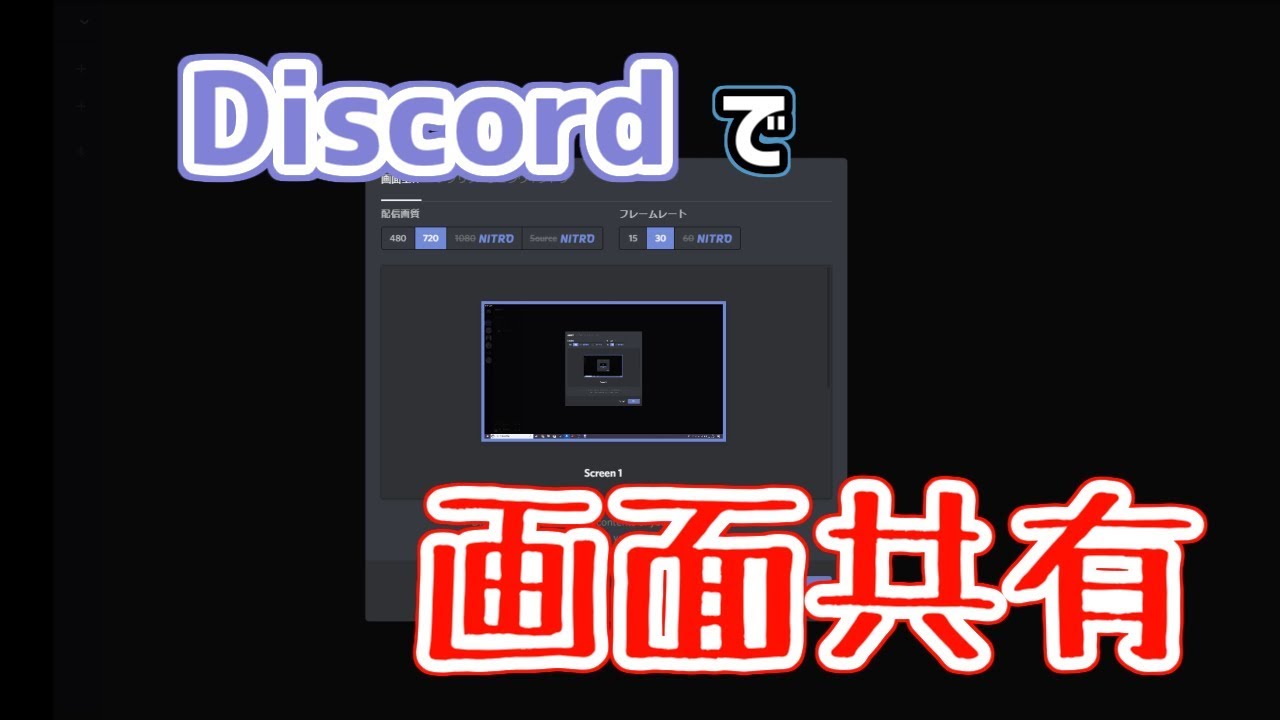 Discord 画面 共有