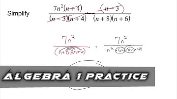 Algebra 1 Practice - Multiplying Rational Expressions (Example 2)