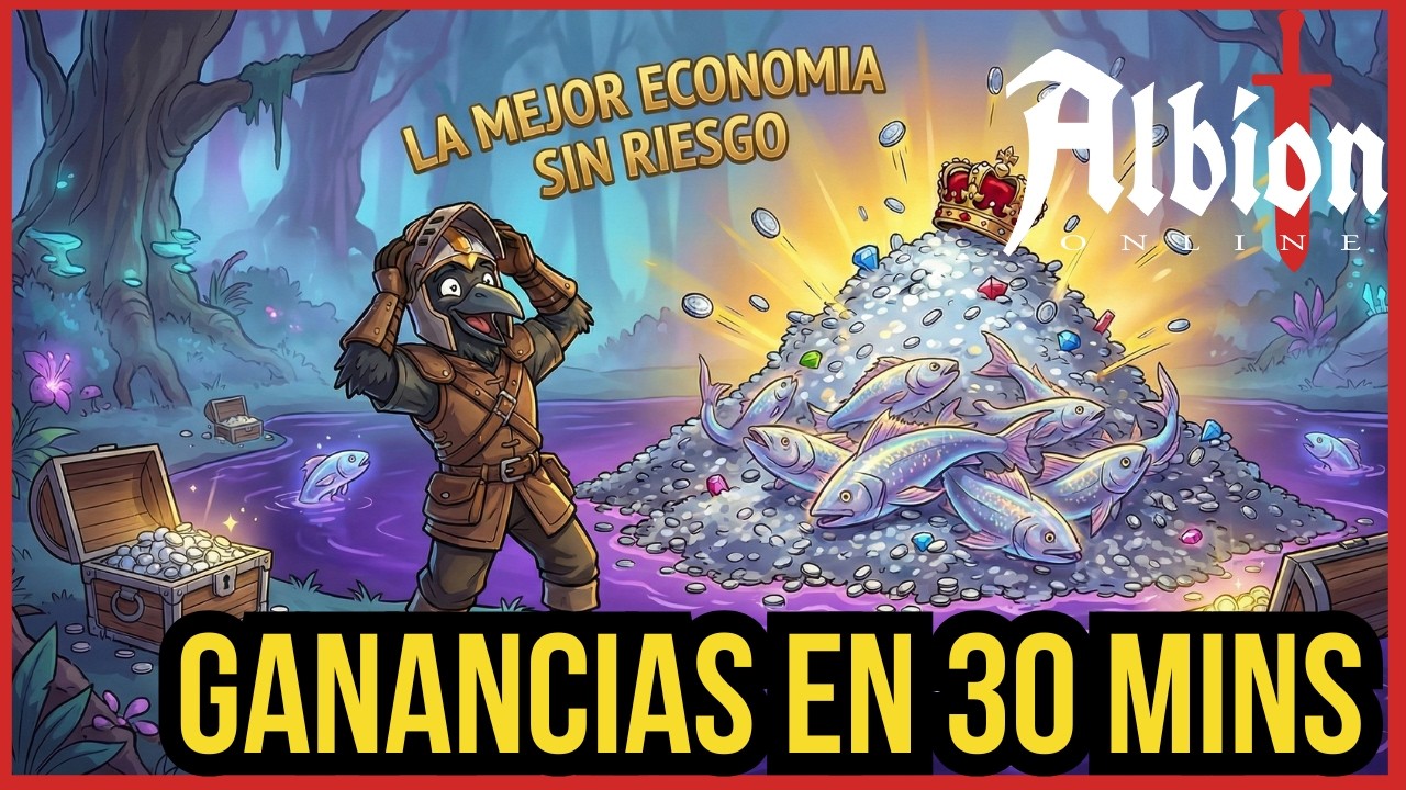 LA MEJOR ECONOMIA EN ALBION: Gana 350K cada 30 min (SIN RIESGO)