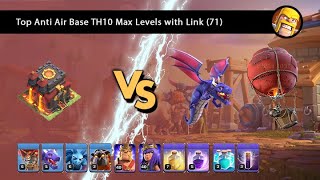 Top Anti Air Base TH10 Max Levels with Link (71)