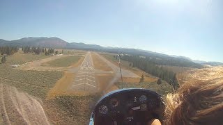 Schweizer SGS-2-33 Glider Landing Truckee-Tahoe Airport, CA (KTRK)