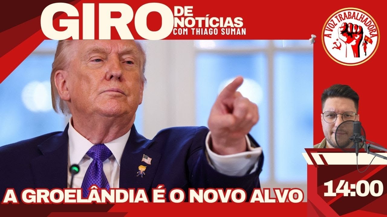 A GROELÂNDIA É O NOVO ALVO | GIRO DE NOTÍCIAS com Thiago Suman