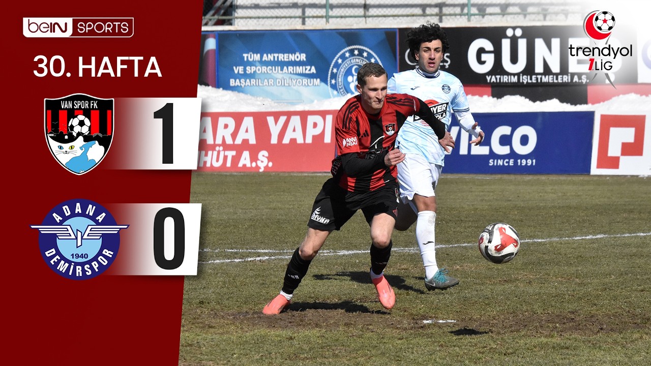 Van Spor FK (1-0) Adana Demirspor | 30. Hafta Maç ÖZETİ | Trendyol 1. Lig - 2025/26