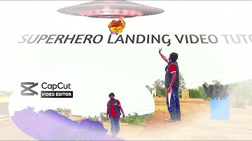 How Superhero Landing VFX Editing in capcut | MOBILE VFX EDITING | capcut tutorial | tutorial