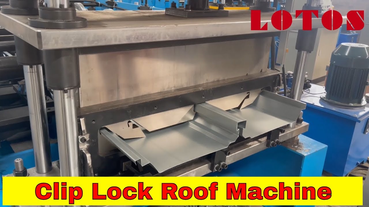 Clip Lock Roof Machine Jointhidden wall panel machine Boltless
