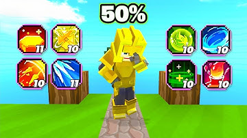 Can I Win Bedwars With 50% Talents? | Blockman Go Bedwars