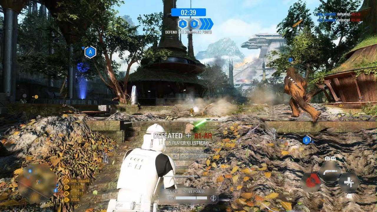 Mission on Kashyyyk |Star wars battlefront 2 gameplay - YouTube
