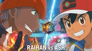 Ash vs Raihan  Pokemon Masters Battle  #trending #pokemon #pikachu #ash 