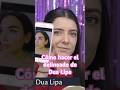 Hack para lograr  el delineado de Dua Lipa. #viral #tips #makeup #maquillaje #dualipa