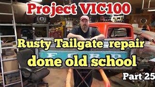 Rusty Tailgate Repair Done Old School