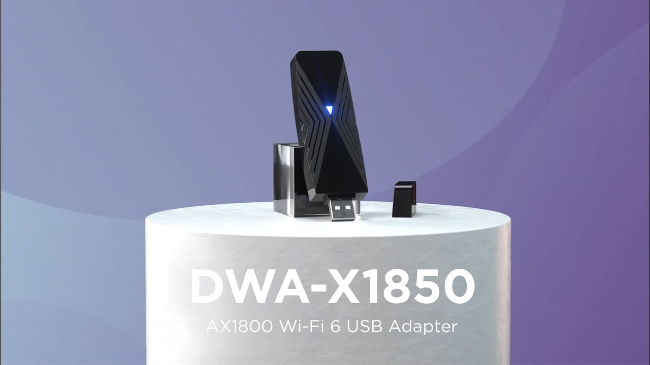 D-Link  DWA-X1850 AX1800 Wi-Fi 6 USB Adapter 