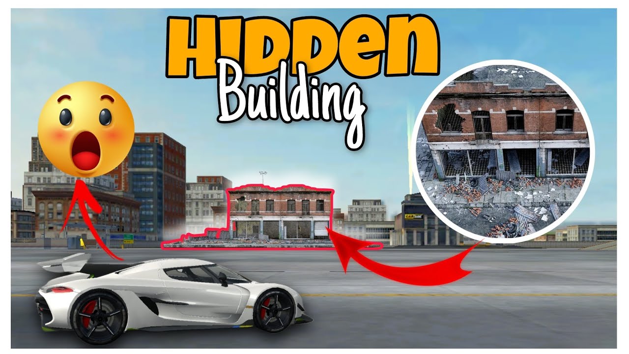 Hidden Building 🏢 Extreme car driving simulator😍 