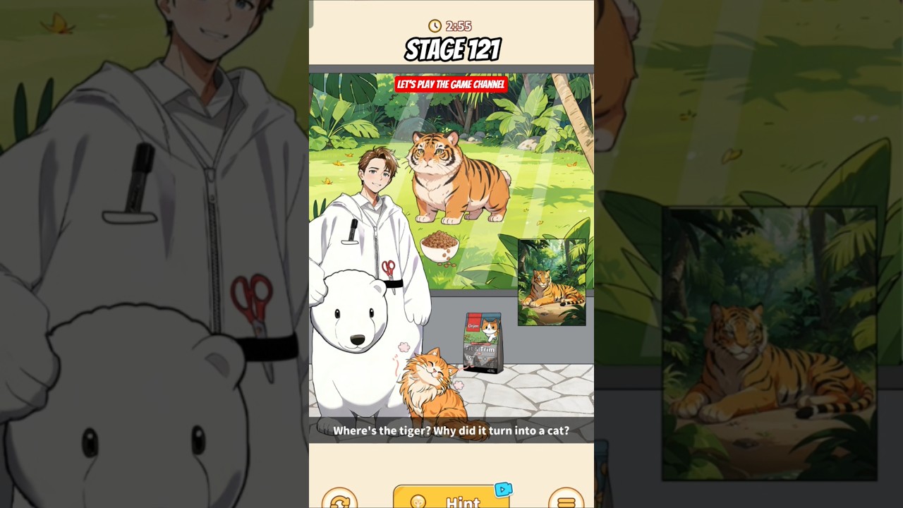 Brain Puzzle 2: Logic Twist (stage 121, Disguised Zoo)