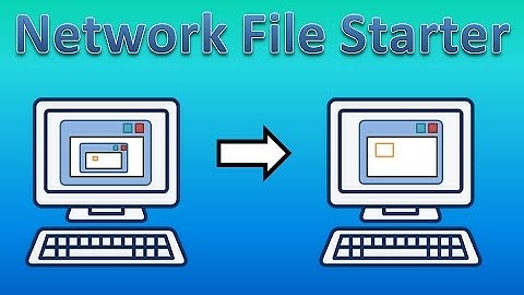 Network File Starter In Batch!