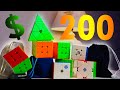 Unboxing 200 worth of rubiks cubes